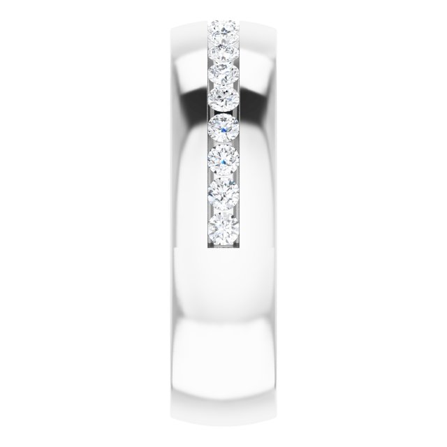 1/2 CTW Natural Diamond Band, 6.46 mm
