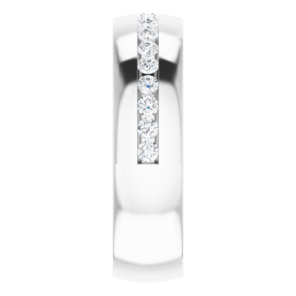 1/2 CTW Natural Diamond Band, 6.46 mm