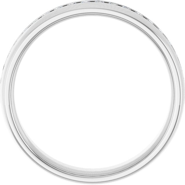 3/8 CTW Lab-Grown Diamond Band, 6 mm