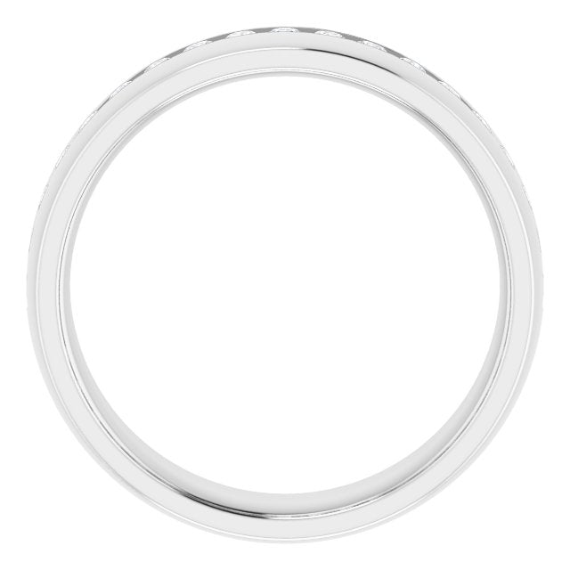 1/2 CTW Natural Diamond Band, 6.4 mm