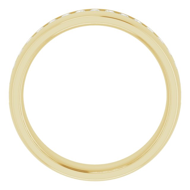 1/2 CTW Natural Diamond Band, 6.4 mm