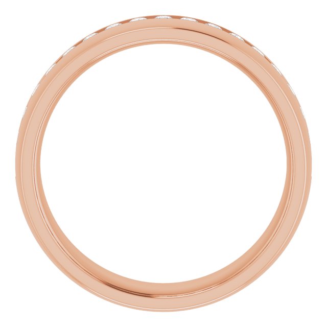 1/2 CTW Lab-Grown Diamond Band, 6.4 mm