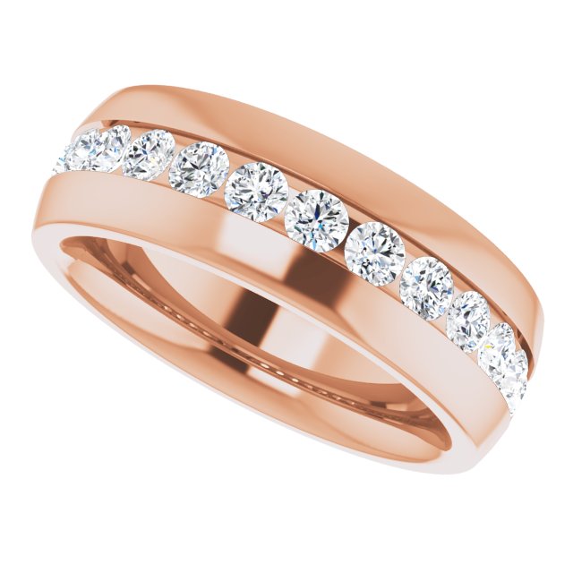 1 3/8 CTW Natural Diamond Band, 8 mm