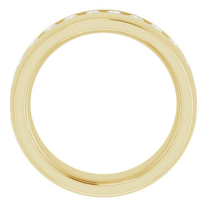 1 3/8 CTW Natural Diamond Band, 8 mm