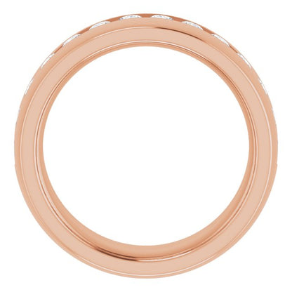 1 3/8 CTW Natural Diamond Band, 8 mm