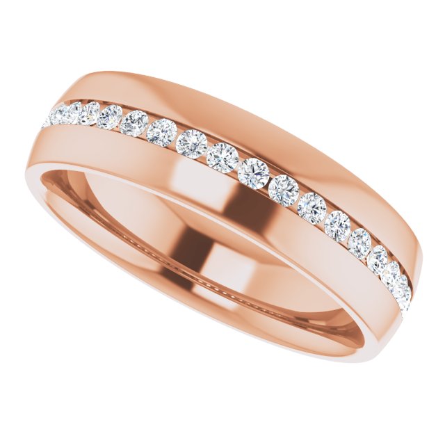 3/8 CTW Lab-Grown Diamond Band, 6 mm
