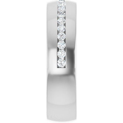 3/8 CTW Lab-Grown Diamond Band, 6 mm