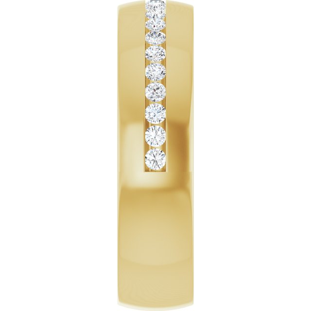 3/8 CTW Lab-Grown Diamond Band, 6 mm