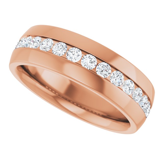 1 CTW Lab-Grown Diamond Band, 7.2 mm