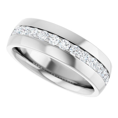 1 CTW Lab-Grown Diamond Band, 7.2 mm