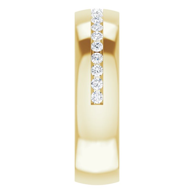 3/8 CTW Lab-Grown Diamond Band, 6 mm
