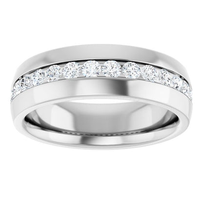1 CTW Lab-Grown Diamond Band, 7.2 mm