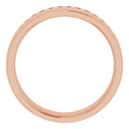 3/8 CTW Lab-Grown Diamond Band, 6 mm