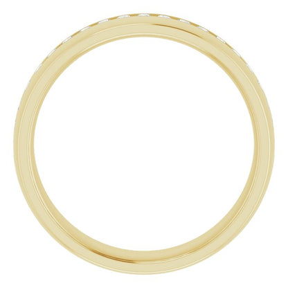 3/8 CTW Lab-Grown Diamond Band, 6 mm