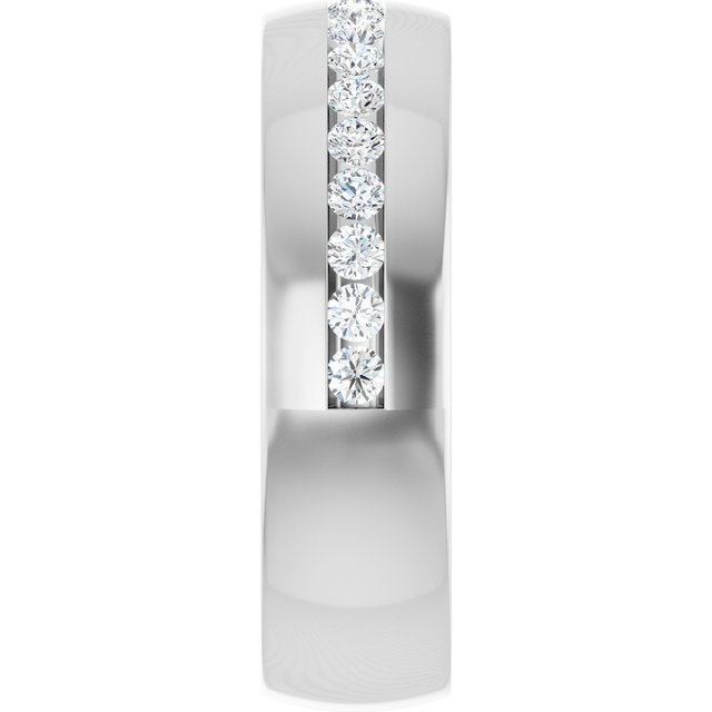1/2 CTW Natural Diamond Band, 6.4 mm
