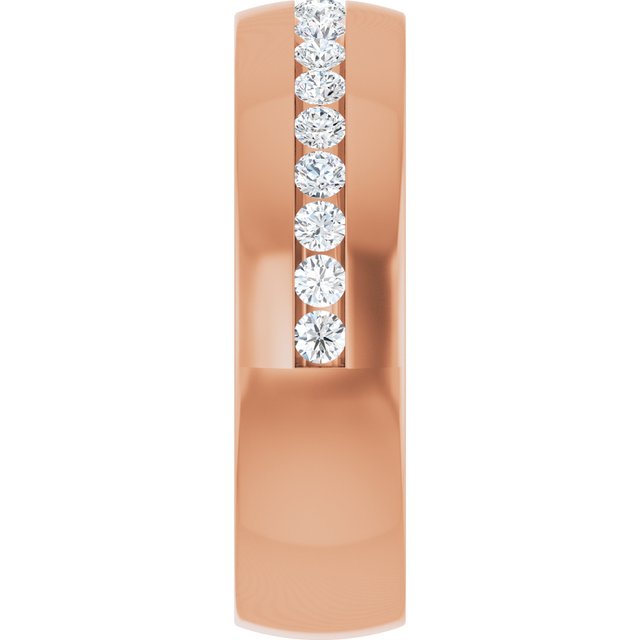 1/2 CTW Natural Diamond Band, 6.4 mm