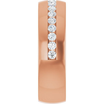 1/2 CTW Natural Diamond Band, 6.4 mm