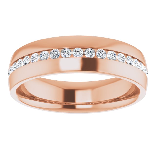 3/8 CTW Lab-Grown Diamond Band, 6 mm