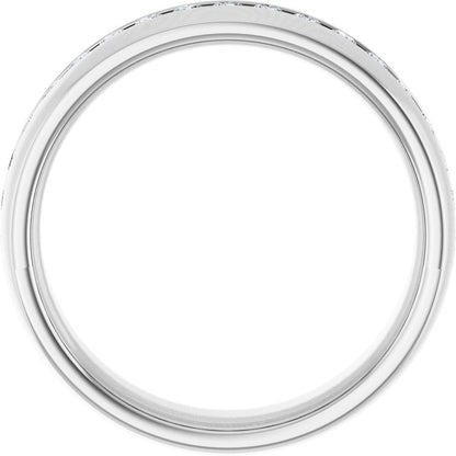 1/2 CTW Natural Diamond Band, 6.4 mm
