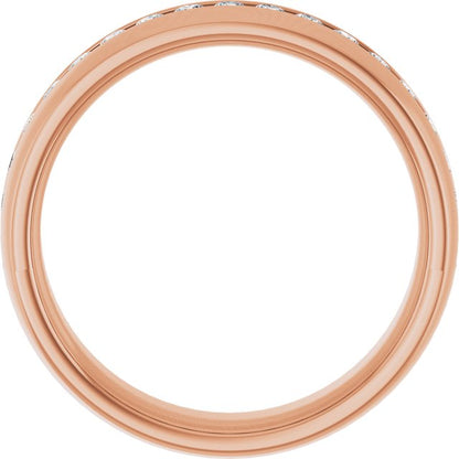 1/2 CTW Natural Diamond Band, 6.4 mm