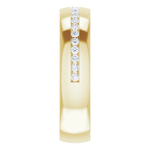 3/8 CTW Natural Diamond Band, 6 mm