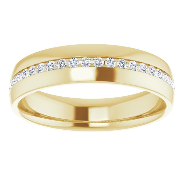 3/8 CTW Natural Diamond Band, 6 mm
