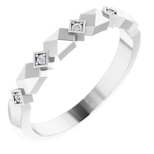 .03 CTW Natural Diamond Band, 2.6 mm