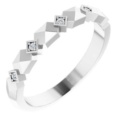 .03 CTW Natural Diamond Band, 2.6 mm