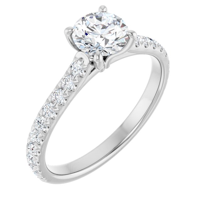 3/8 CTW Natural Diamond Matching Band, 2.1 mm