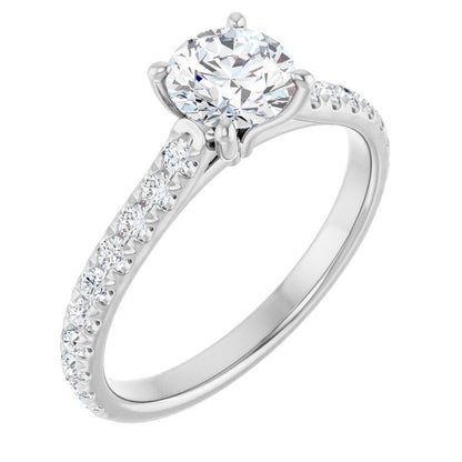 3/8 CTW Natural Diamond Matching Band, 2.1 mm