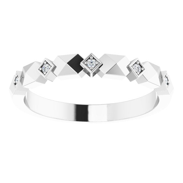 .03 CTW Natural Diamond Band, 2.6 mm