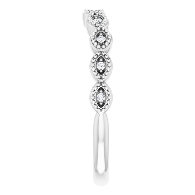 .05 CTW Natural Diamond Matching Band, 2.9 mm