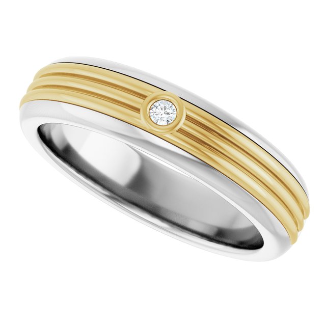 .08 CTW Natural Diamond Mens Band