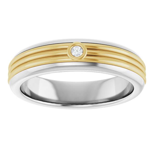 .08 CTW Natural Diamond Mens Band