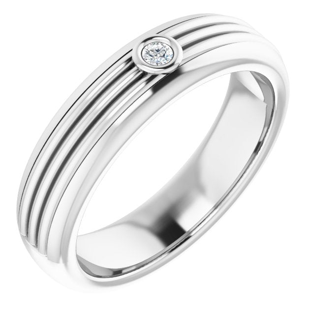 .05 CTW Natural Diamond Mens Band