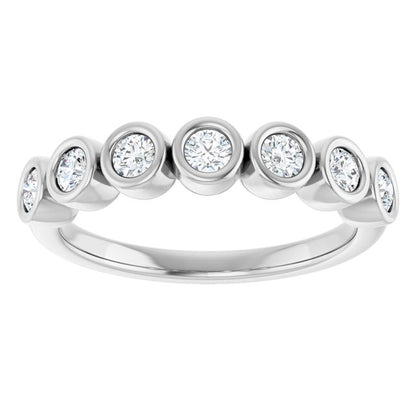 3/8 CTW Natural Diamond Anniversary Band, 4 mm