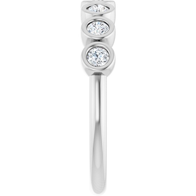3/8 CTW Natural Diamond Anniversary Band, 4 mm
