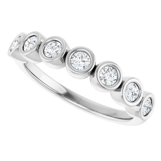3/8 CTW Natural Diamond Anniversary Band, 4 mm