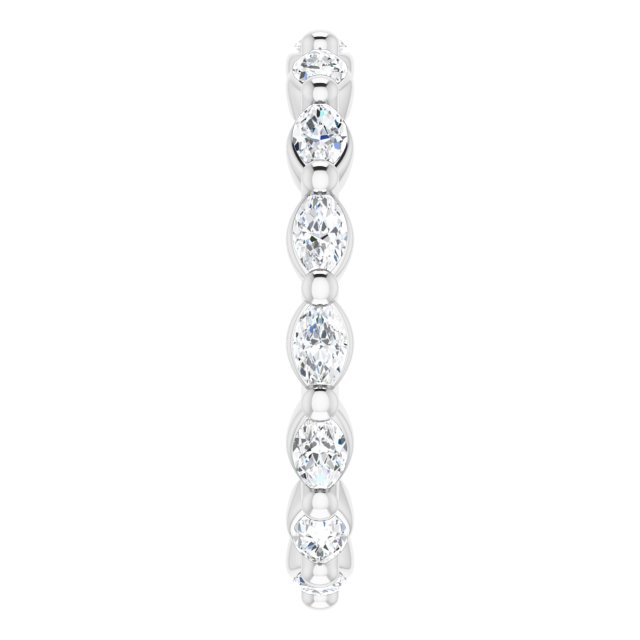 3/4 CTW Natural Diamond Eternity Band, 2.15 mm, Style 2