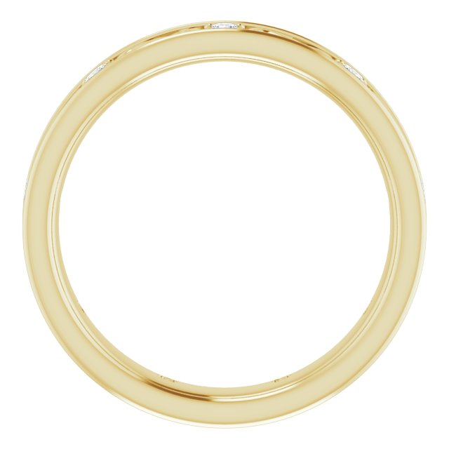 1/2 CTW Natural Diamond Band, 3.9 mm
