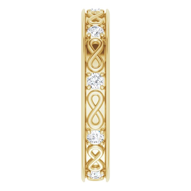 1/2 CTW Natural Diamond Band, 3.9 mm