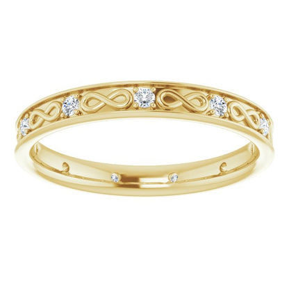 1/3 CTW Natural Diamond Band, 3.63 mm