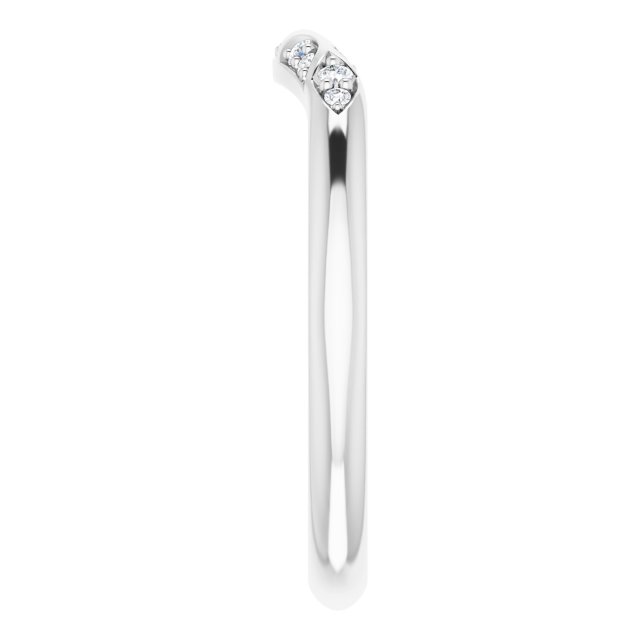 .07 CTW Natural Diamond Matching Band, 2.2 mm