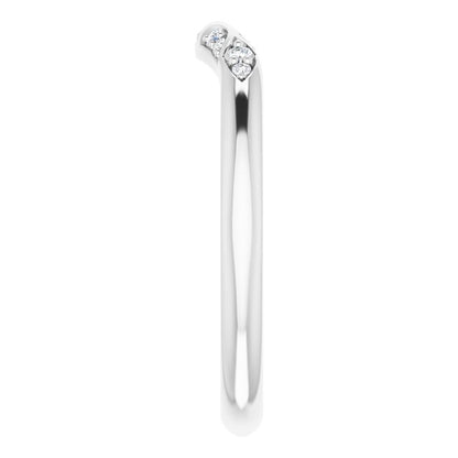 .07 CTW Natural Diamond Matching Band, 2.2 mm