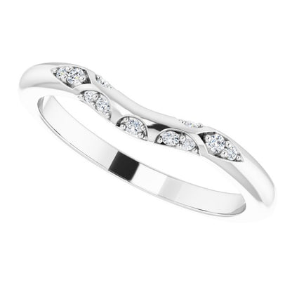 .07 CTW Natural Diamond Matching Band, 2.2 mm