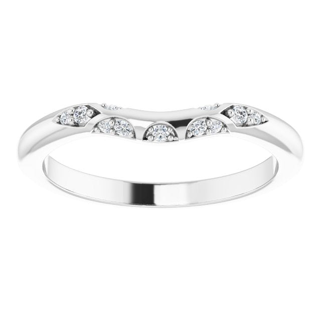 .07 CTW Natural Diamond Matching Band, 2.2 mm