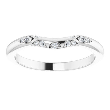 .07 CTW Natural Diamond Matching Band, 2.2 mm