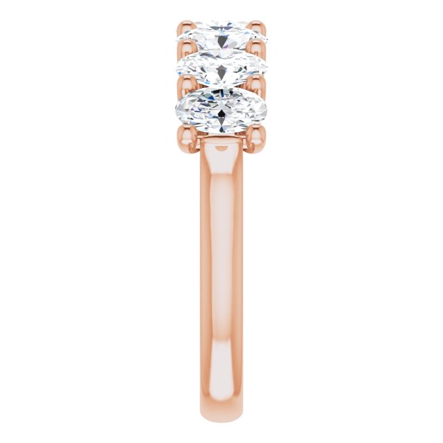2 1/2 CTW Lab-Grown Diamond Anniversary Band, 5.76 mm