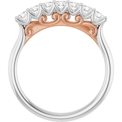 1/5 CTW Natural Diamond Anniversary Band, 2.1 mm