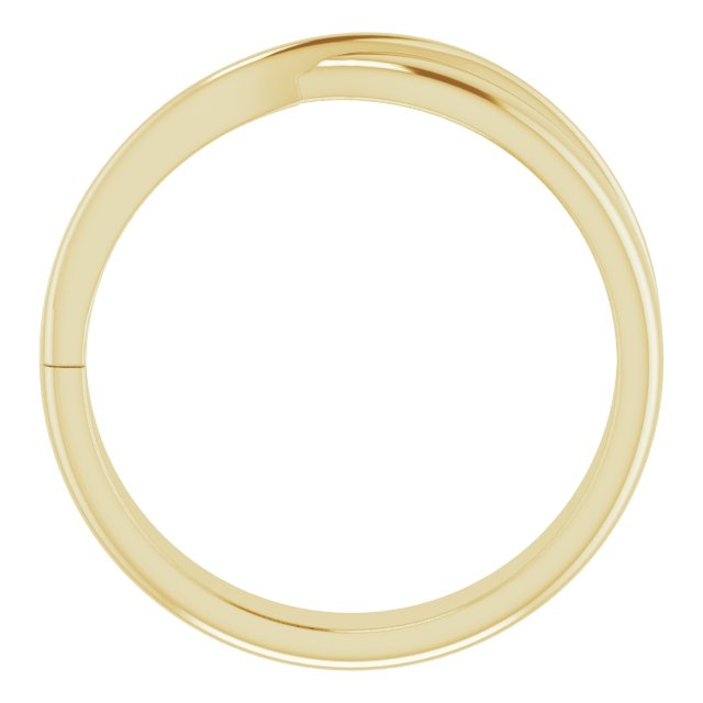 Criss-Cross Half Round Band